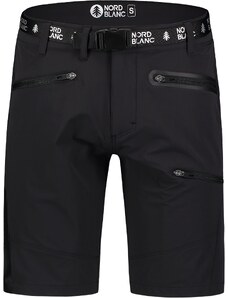 Nordblanc Črne moške outdoor kratke hlače ZIPPED