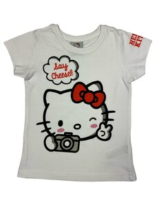EPlus Dekliška majica - Hello Kitty bela