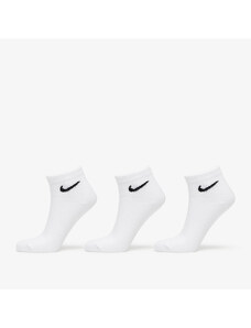 Nike Everyday Lightweight Ankle Socks 3-Pack White