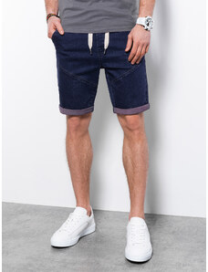 Ombre Clothing Moške kratke hlače iz denim jutro vijolična W361