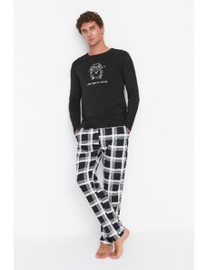 Moška pižama - komplet Trendyol Patterned