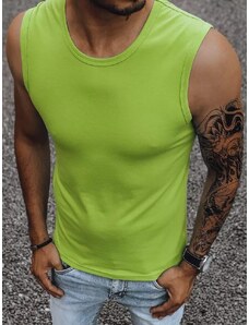 Buďchlap Klasična majica brez rokavov v svetlo zeleni barvi