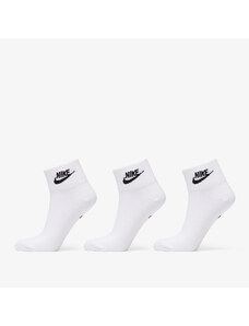 Nike Sportswear Everyday Essential Ankle Socks 3-Pack White/ Black