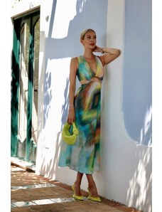 Ženska obleka Trendyol Multicolored