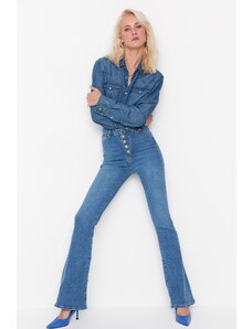Ženske kavbojke Trendyol Flare Jeans