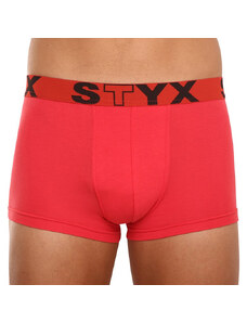 Moške boksarice Styx športna guma rdeče (G1064) XL