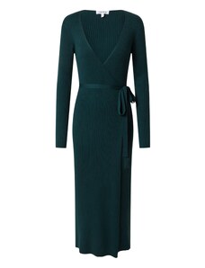 EDITED Pletena obleka 'Mailien' temno zelena