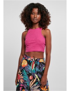 Urban Classics Women's top with cropped ribs light purple