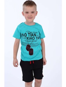 FASARDI Boys' T-shirt with mint print