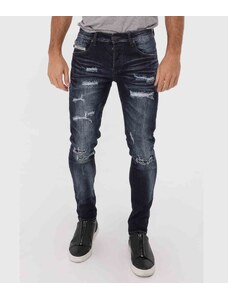Superfashion Moške jeans hlače DK-8702-BLUE