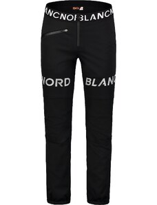 Nordblanc Črne moške vodoodporne softshell hlače iz flisa KNUCKLE