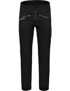 Nordblanc Črne moške vodoodporne softshell hlače iz flisa NORTHWARD