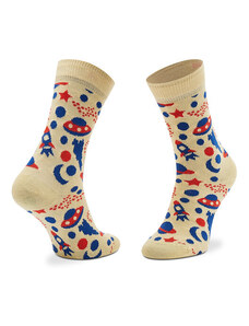 Set 3 parov otroških visokih nogavic Happy Socks