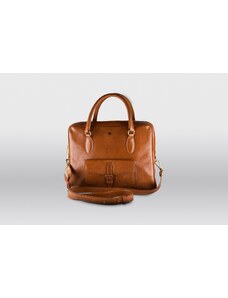 SHPERKA Leather business bag Executive S brown