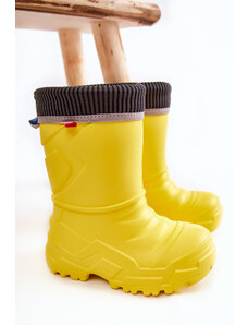 Kesi Children's insulated rain boots Befado Yellow