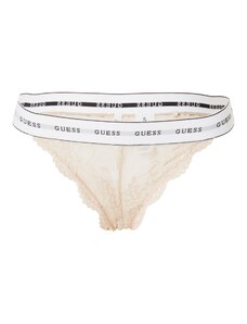 GUESS Spodnje hlačke bež / črna / bela