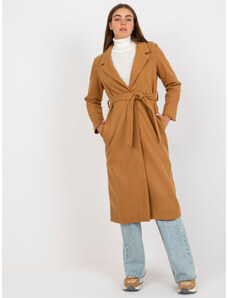 Women's coat Fashionhunters Camel Brown