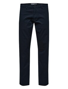 SELECTED HOMME Chino hlače 'Miles Flex' temno modra