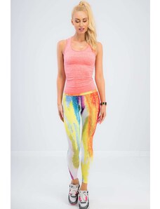 FASARDI Colourful streaked sports leggings
