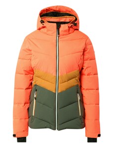 KILLTEC Športna jakna gorčica / temno zelena / oranžna