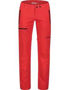 Nordblanc Rdeče ženske nepremočljive outdoor hlače BOBBISH