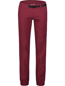 Nordblanc Temno Rdeče ženske softshell tekaške hlače ELSA