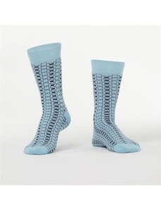 FASARDI Men's socks with blue pattern