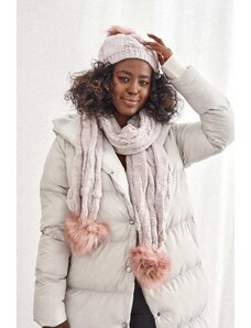 FASARDI Winter set, powder cap with scarf