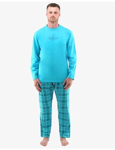 Trendovska turkizna dolga pižama Ocean