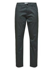 SELECTED HOMME Chino hlače 'Miles Flex' temno siva