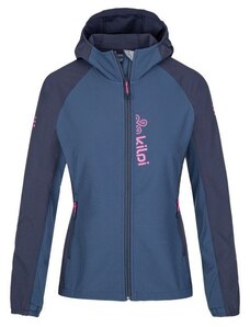 Ženska softshell tekaška jakna Kilpi BALANS-W temno modra