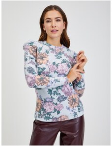 Light gray women's floral T-shirt ORSAY - Women