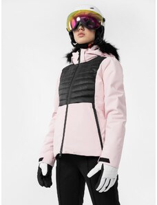 4F Women's 4FPRO ski jacket with recycled PrimaLoft Black filling