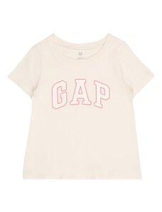 GAP Majica roza / bela / off-bela