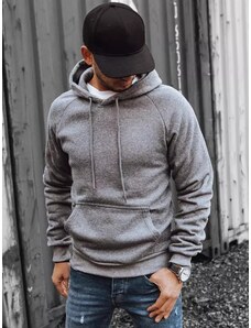 Buďchlap Udoben stilski temno siv pulover