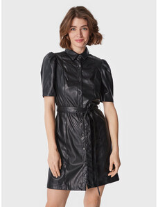 Obleka iz umetnega usnja DKNY