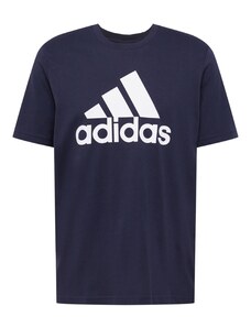 ADIDAS SPORTSWEAR Funkcionalna majica 'Essentials' temno modra / bela