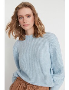 Trendyol pulover - modra - prevelika