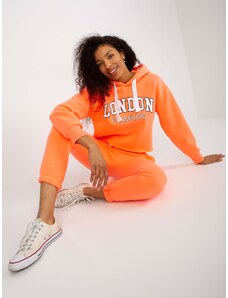 Fashionhunters Fluo orange sweatshirt by Larain