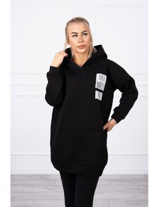 Kesi Black hoodie with patches
