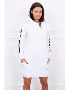 Ženska obleka Kesi Off-white