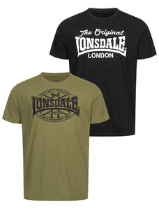 Moška majica Lonsdale Regular fit dvojni paket