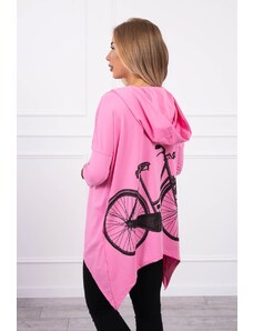 Kesi Sweatshirt with cycling print light pink