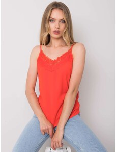 Fashionhunters Women's red top with straps