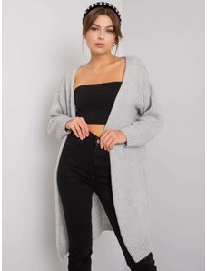 Fashionhunters OH BELLA Grey knitted sweater