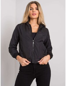 Fashionhunters Women's black quilted jacket
