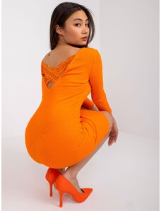 Fashionhunters Batumi RUE PARIS Orange Dress