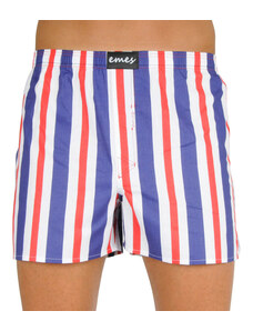 Men's shorts Emes stripes blue, red