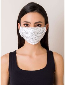 Fashionhunters Black and white cotton mask for the dog