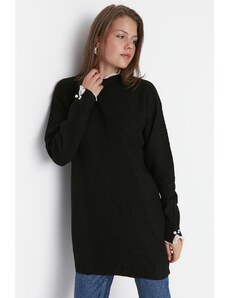 Trendyol Black Pearl podroben pulover pulover